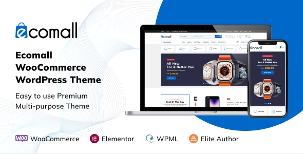 Ecomall - Elementor Electronics WooCommerce Theme