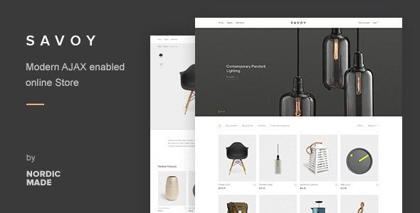 Savoy - Minimalist AJAX WooCommerce Theme